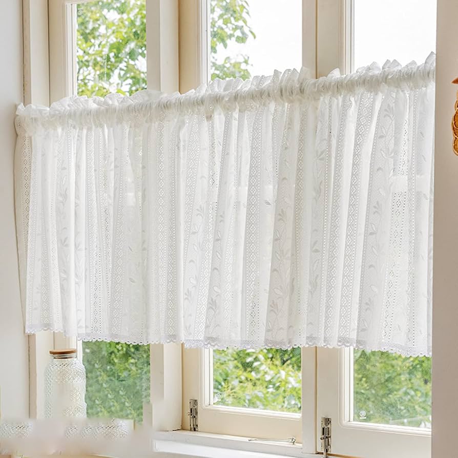 Amazon｜(Z8RO)レースカーテン リネン風 半透明 おしゃれ